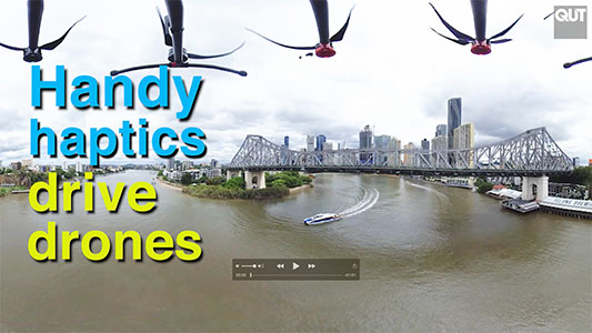 Handy Haptics Drive Drones